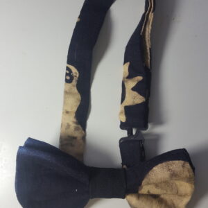 Black and Cream Abstract African Pattern Adjustable Blow-tie