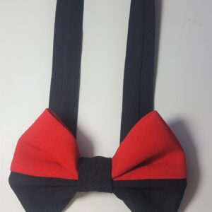 Red and Black Bow-tie