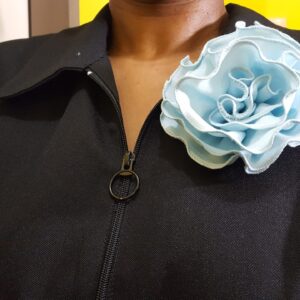 Stylish Rosette Sky-Blue