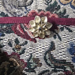 A Floral Cross-body Bag/Pouch