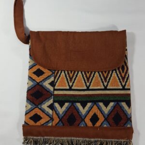 20231020_120040 An Abstract African Print Purse With Loop Strap - Pretty Handy When Your On-the-go