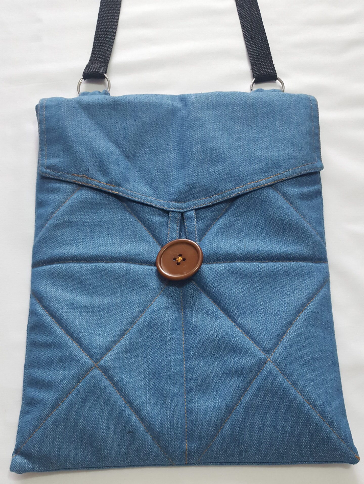 20231117_114220 Blue Denim Hand Pouch