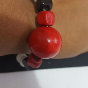 A Handmade Elastic Beaded Bracelet or Wrist Band