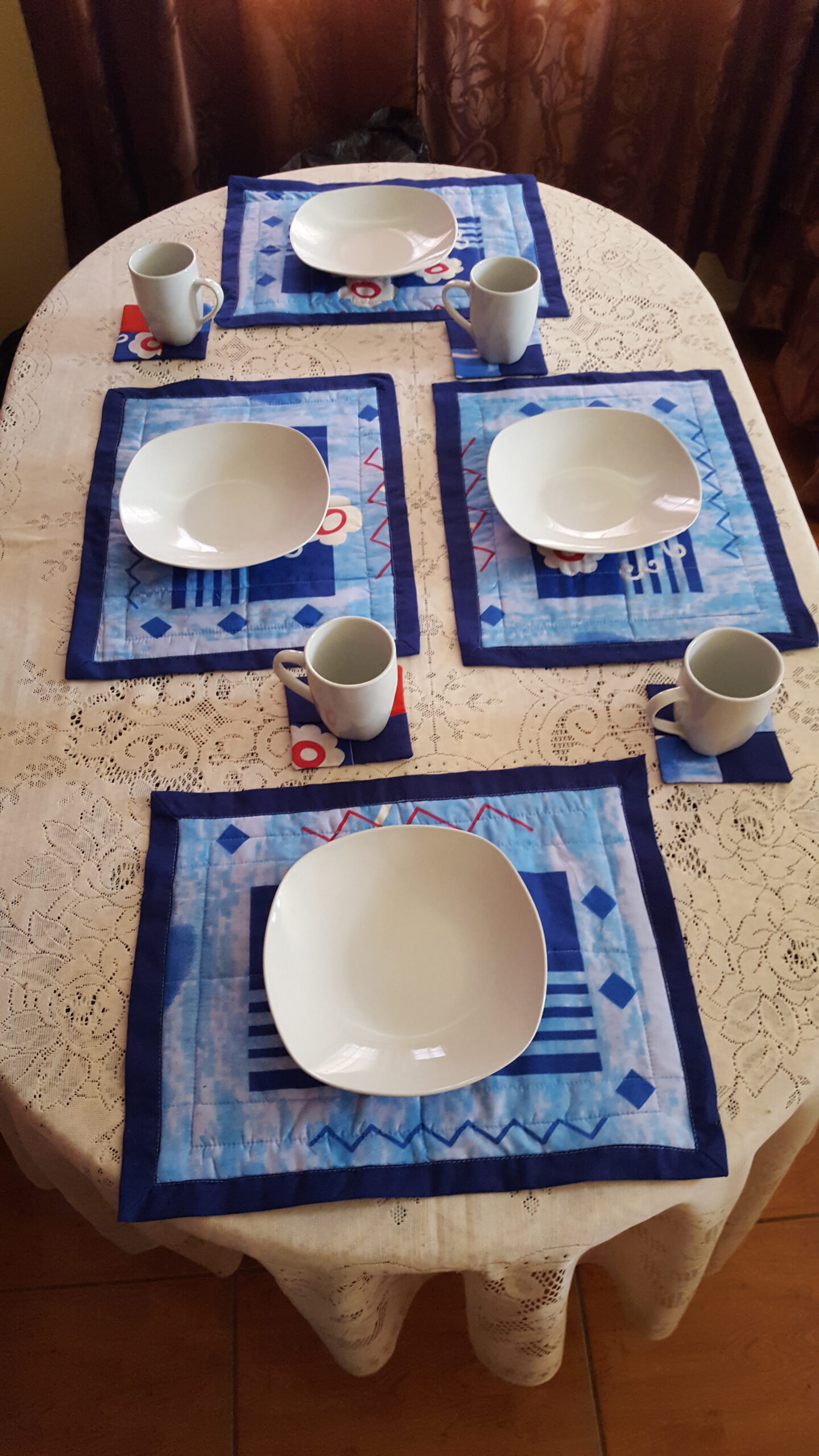 Stylish Multicolor Abstract Pattern Reusable Cloth Face Mask