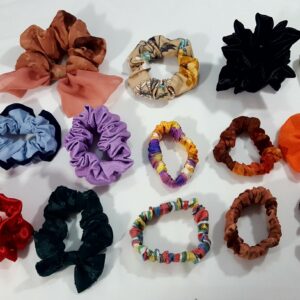 14 Piece Bundle Pack Hair Scrunchie Deal