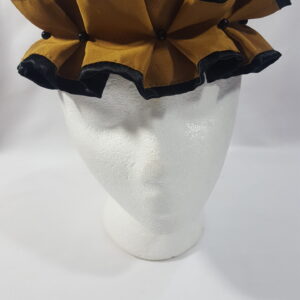 Rose-gold and Black Headband With Decorative Beads