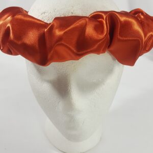 Stylish Bright Orange Satin Head Band